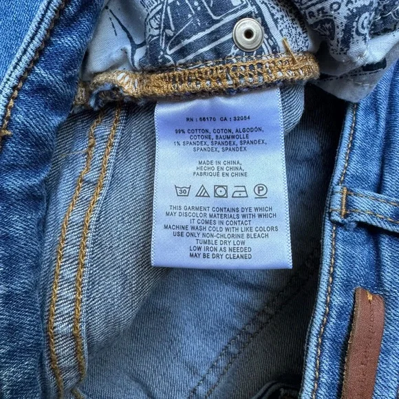 Pilcro by Anthropologie Slim Straight Jeans Size 29 - Picture 6 of 8